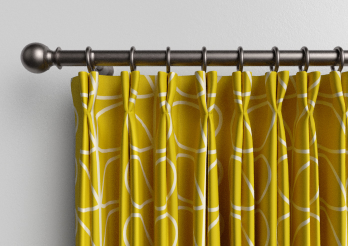 Orla Kiely Jumbo Linear Stem, Sunflower - Made to Measure Curtains - Image 10